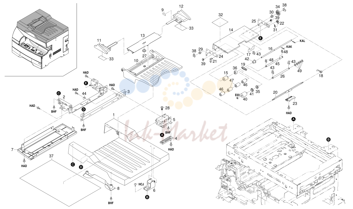 6. AUTO DOCUMENT FEEDER I (KM-1810)