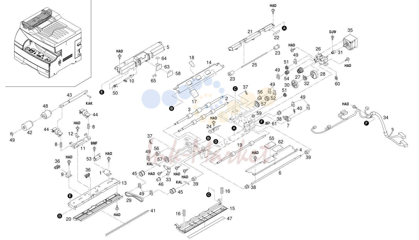 7. AUTO DOCUMENT FEEDER II (KM-1810)