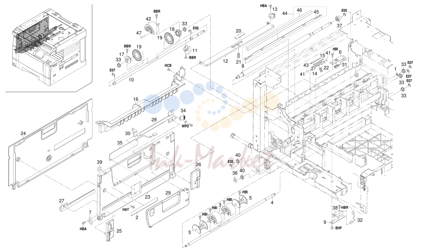 4. PAPER FEED-IN SECTION 2BV