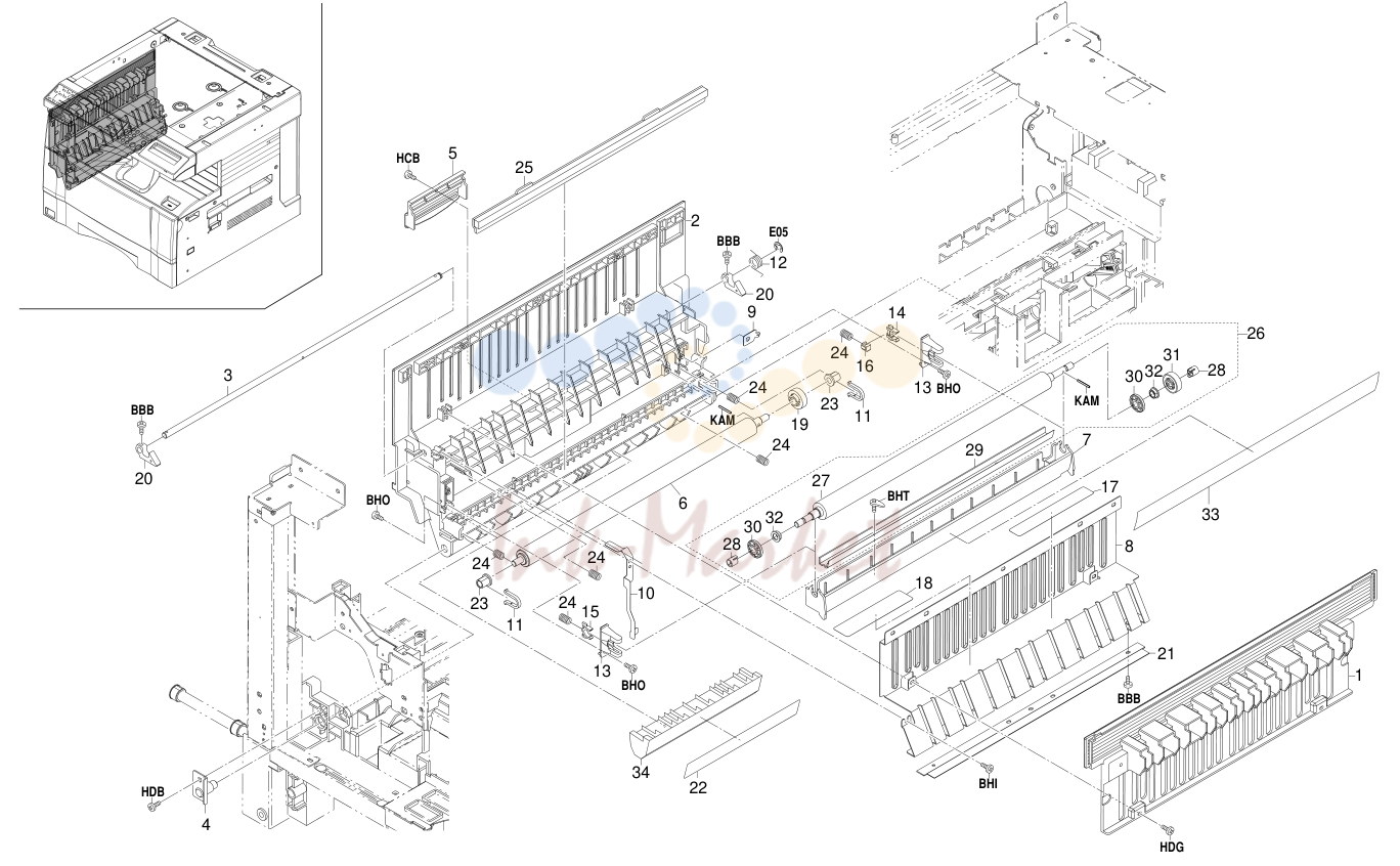 5. PAPER CONVEYING SECTION 2BV