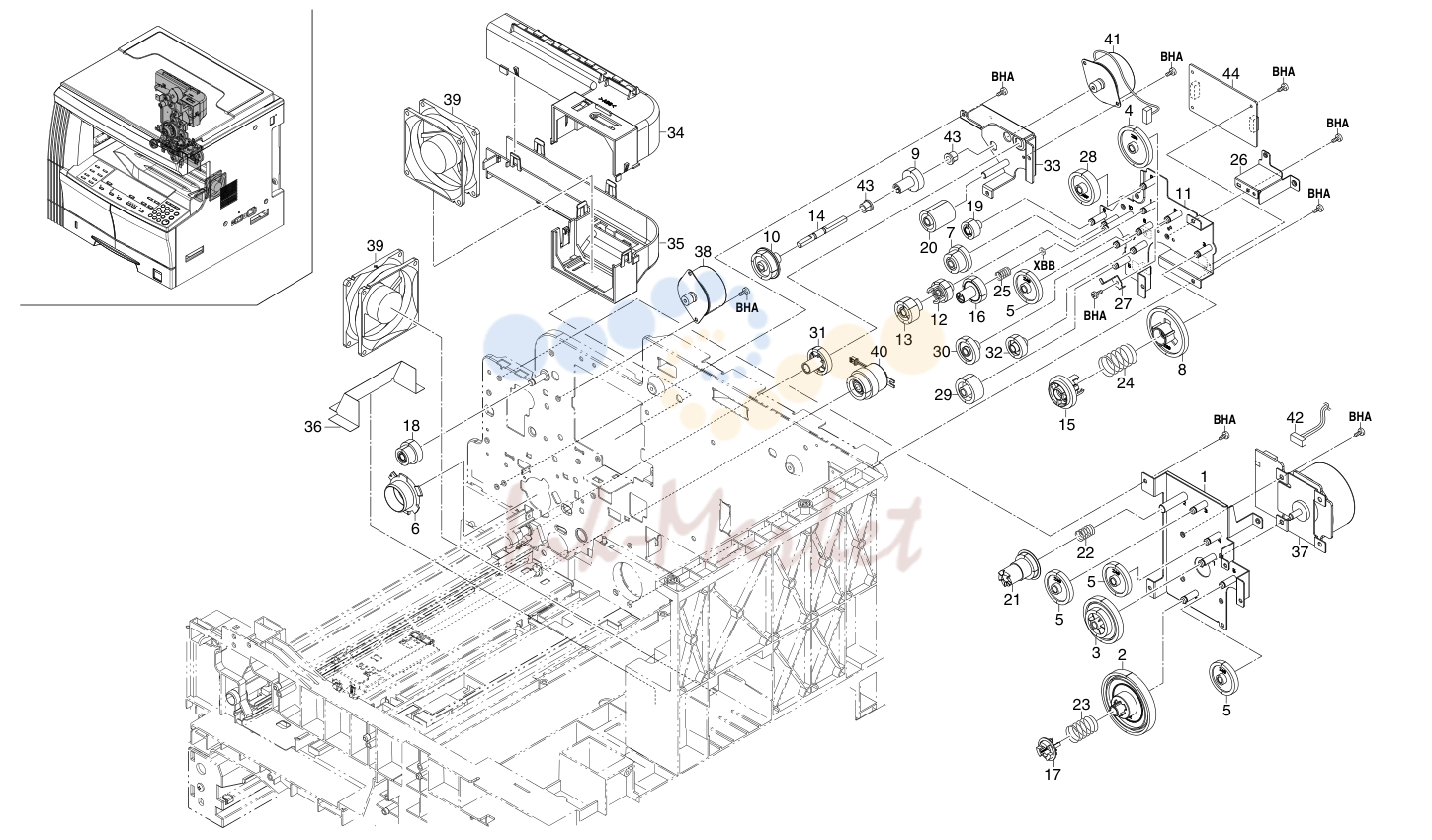 11. DRIVING & COOLING SECTION
