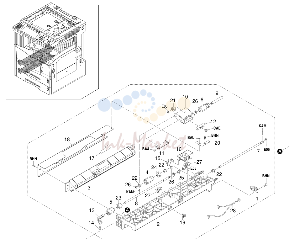 4. PAPER FEED-IN SECTION I 2DF