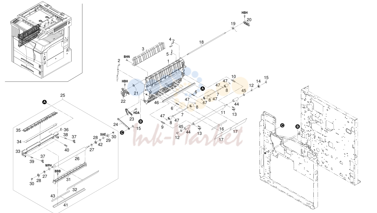 7. PAPER CONVEYING SECTION 2DF