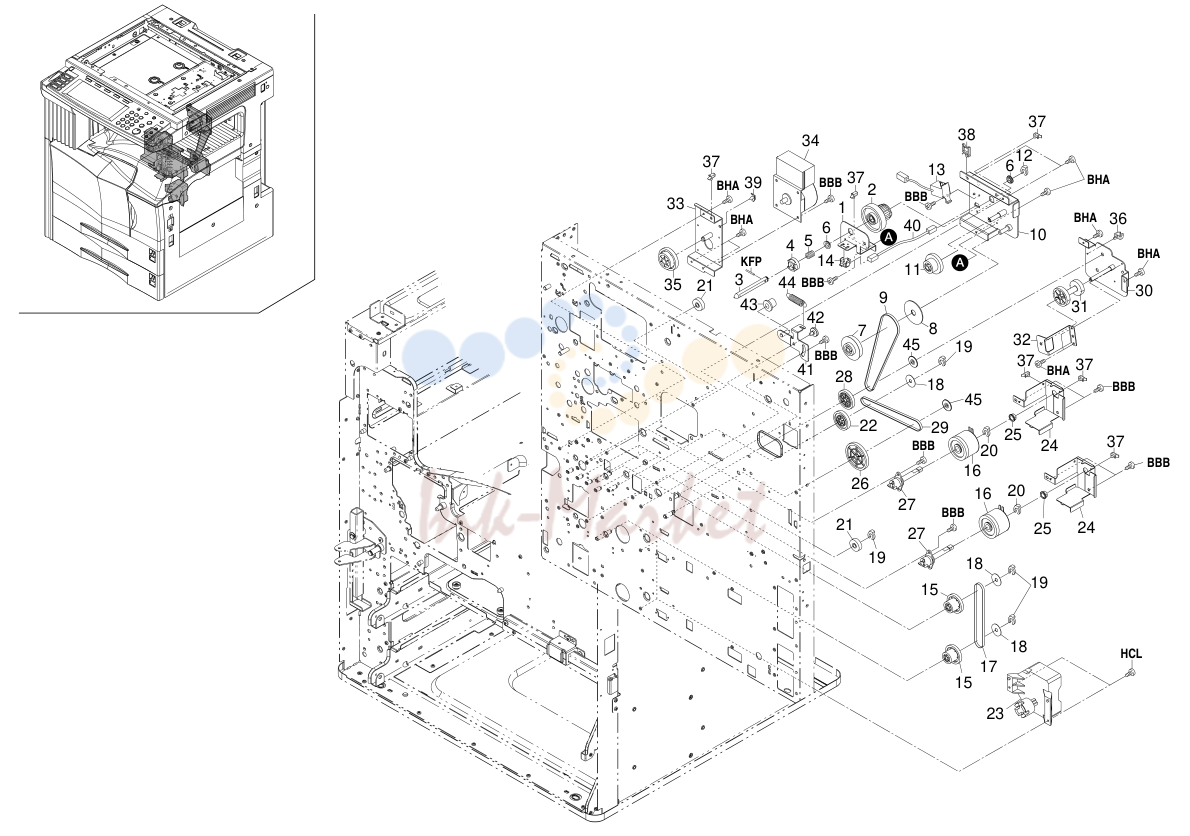 16. DRIVING, COOLING SECTION I 2DF
