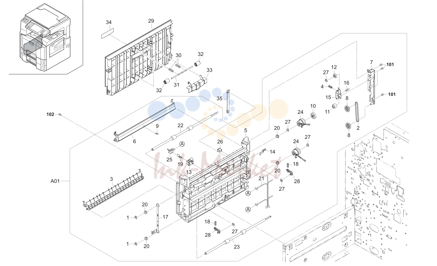 4. Paper Feed Section 1