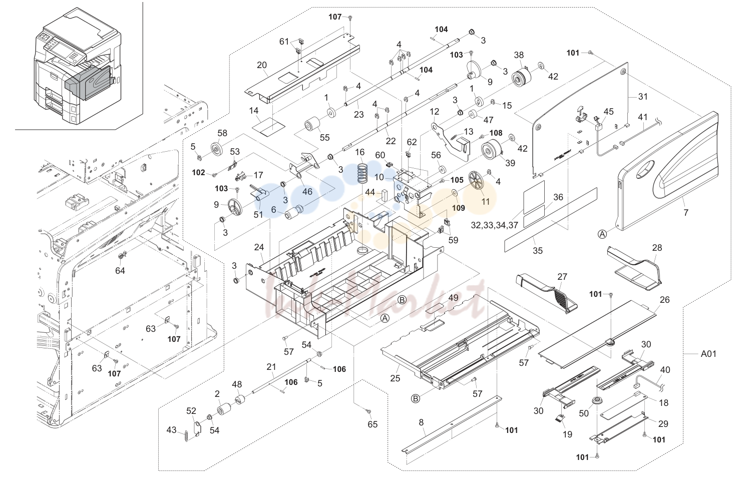6. Paper Feed Section 3