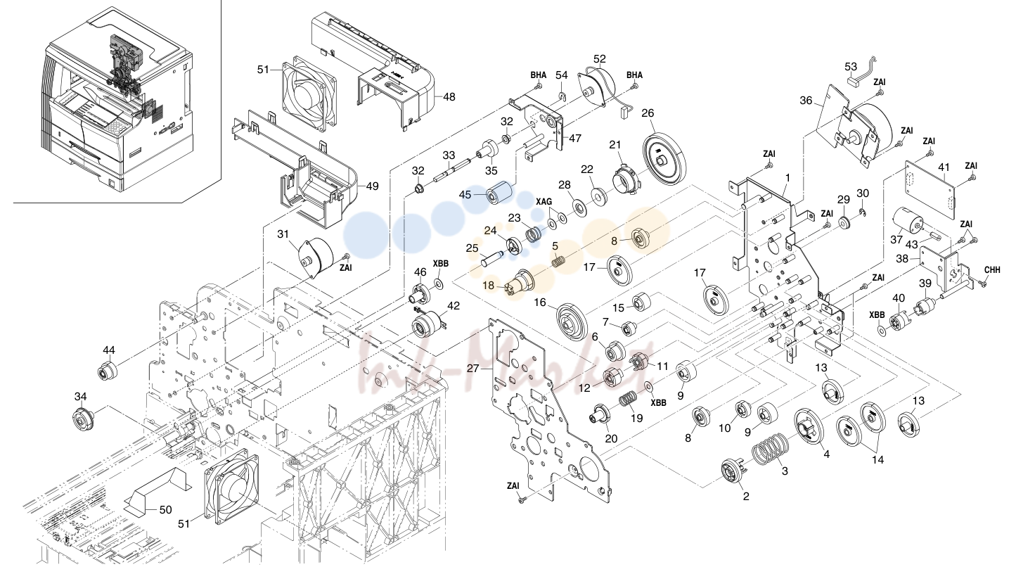 13. DRIVING & COOLING SECTION 2FT