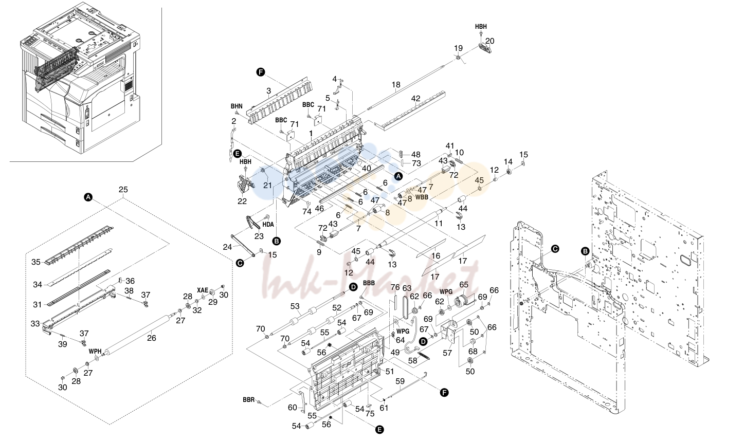 7. PAPER CONVEYING SECTION