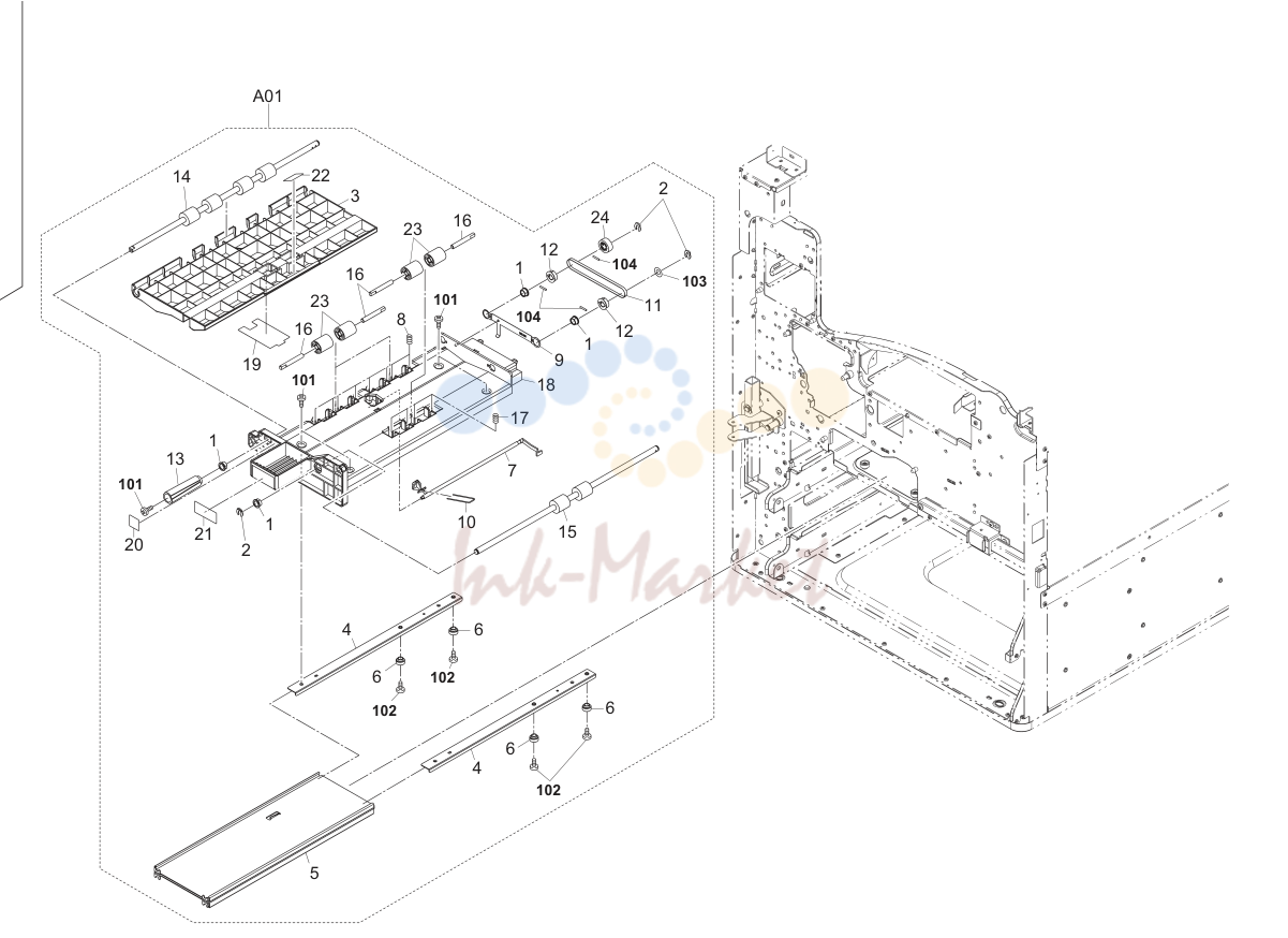 13. Bypass Feed Unit