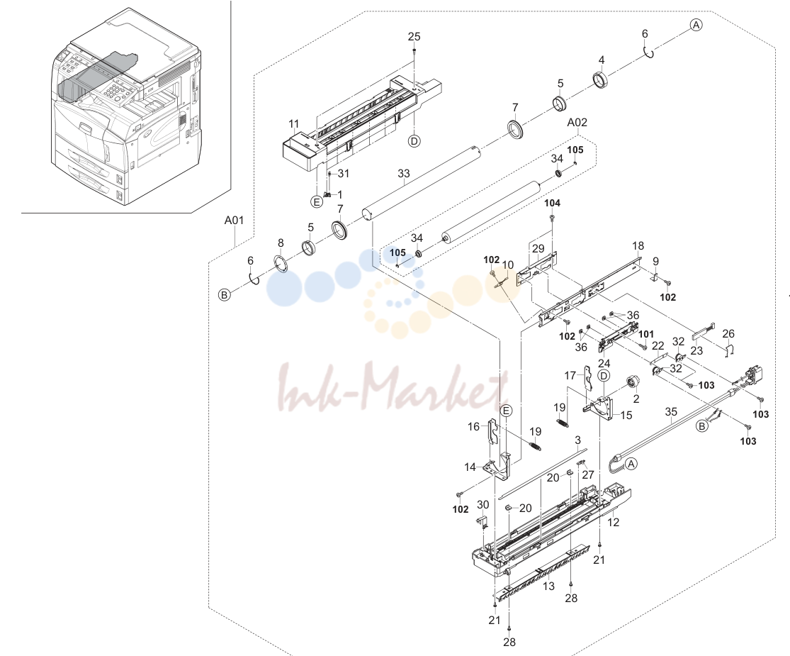 16. Fuser Unit