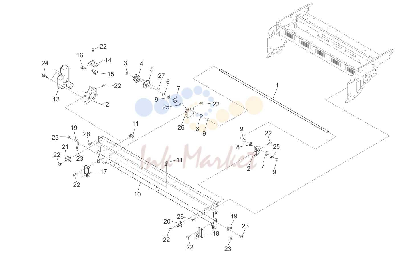 4. ENGINE FRAME PARTS ASSY 4 5H6