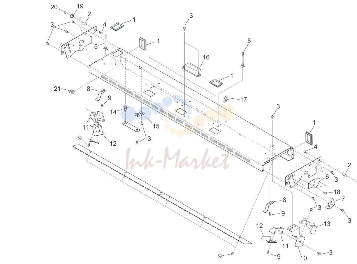 5. LED FRAME ASSY 5H6