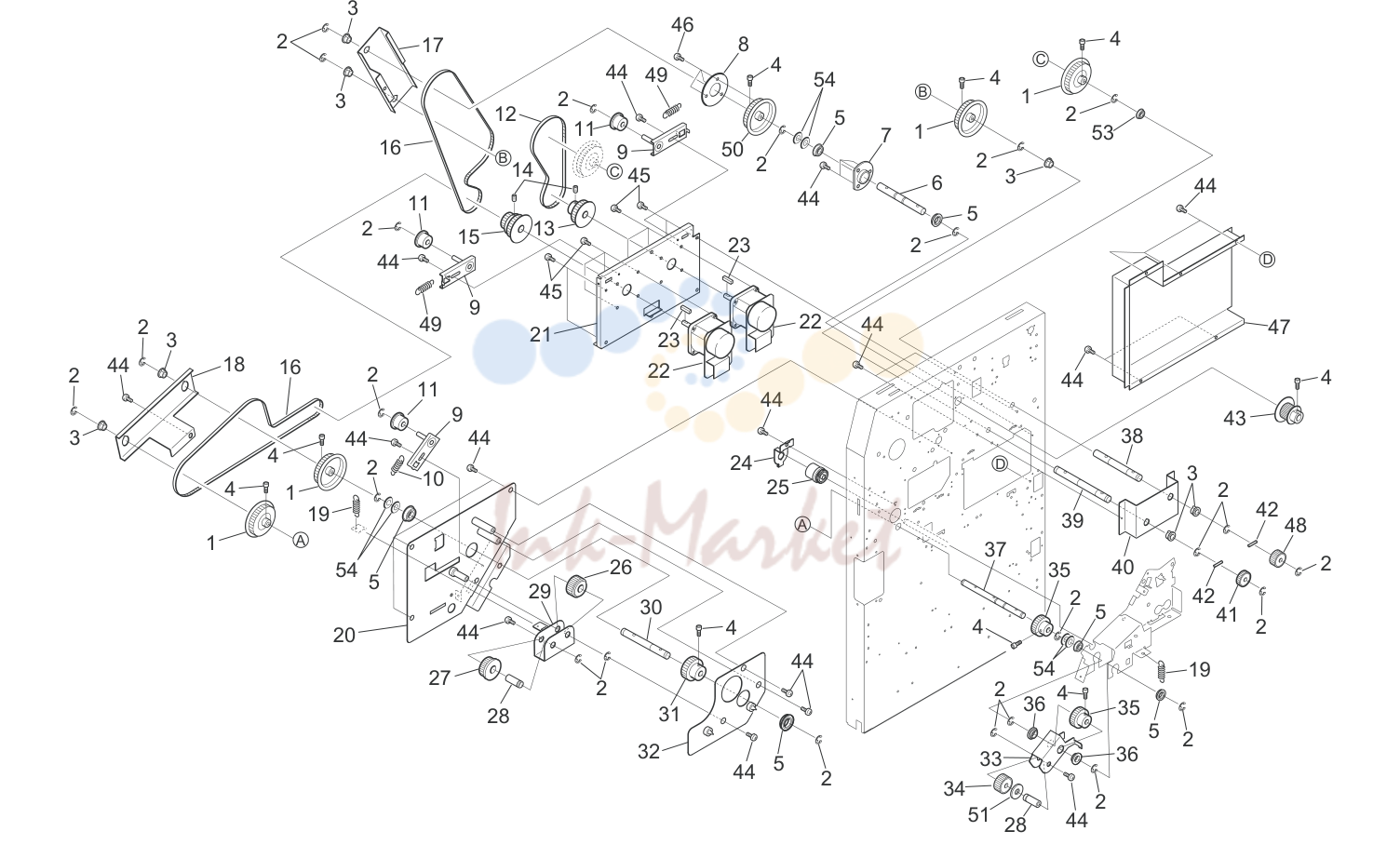 6. MAIN FRAME PARTS ASSY 1 5H6-1