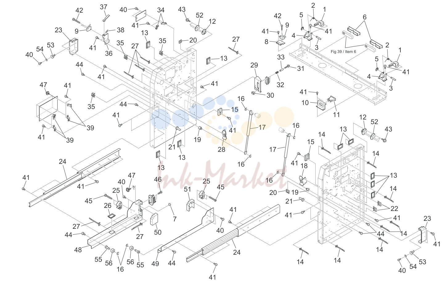 11. MAIN FRAME PARTS ASSY 5 5H6