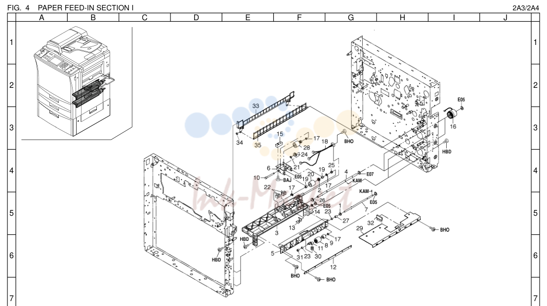 5. PAPER FEED-IN SECTION I