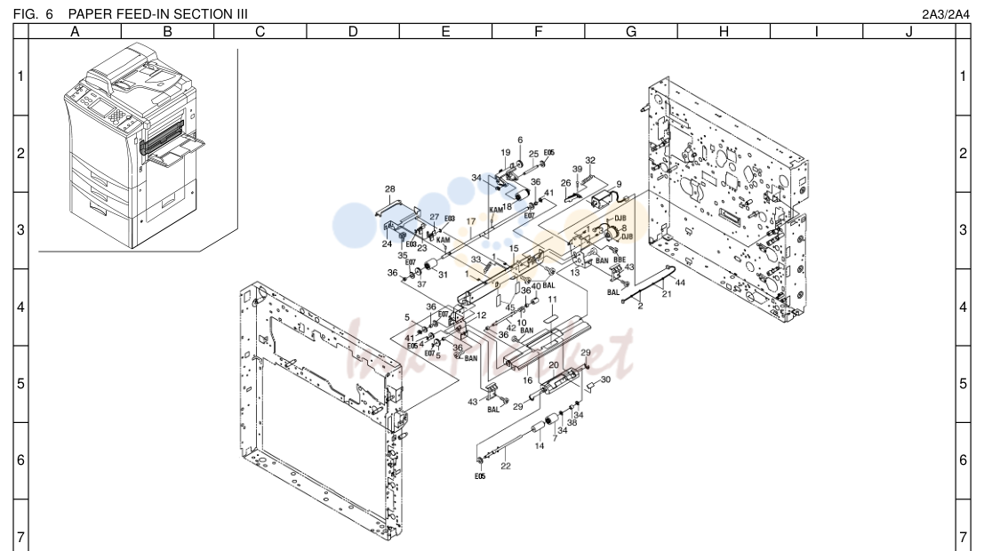 7. PAPER FEED-IN SECTION III