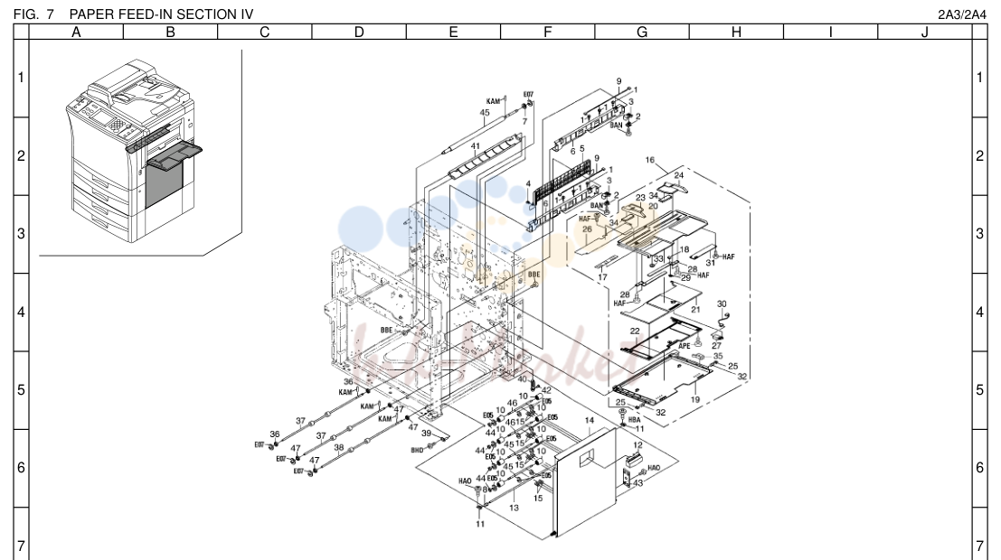 8. PAPER FEED-IN SECTION IV