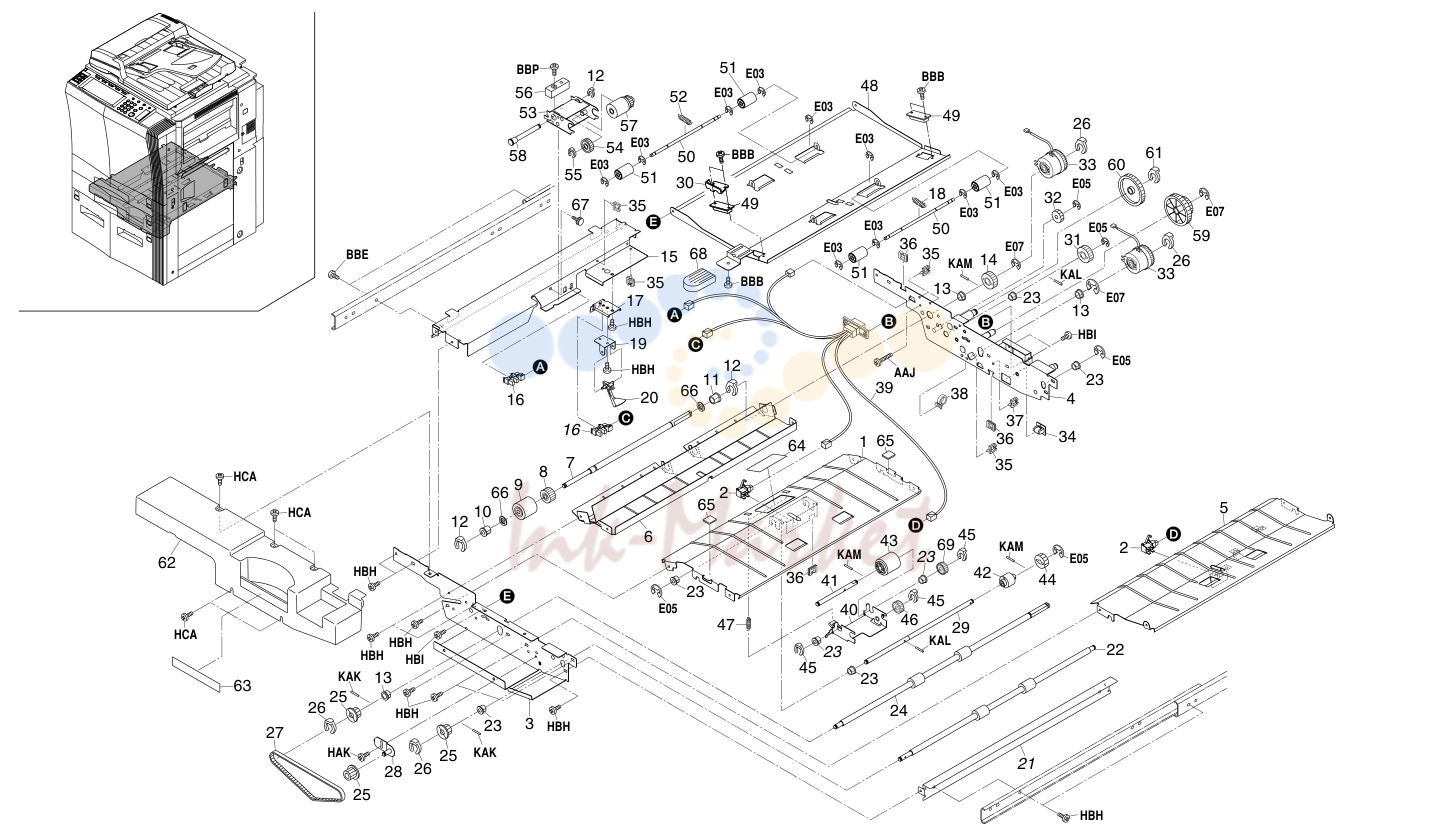 6. DECK CONVEYING SECTION