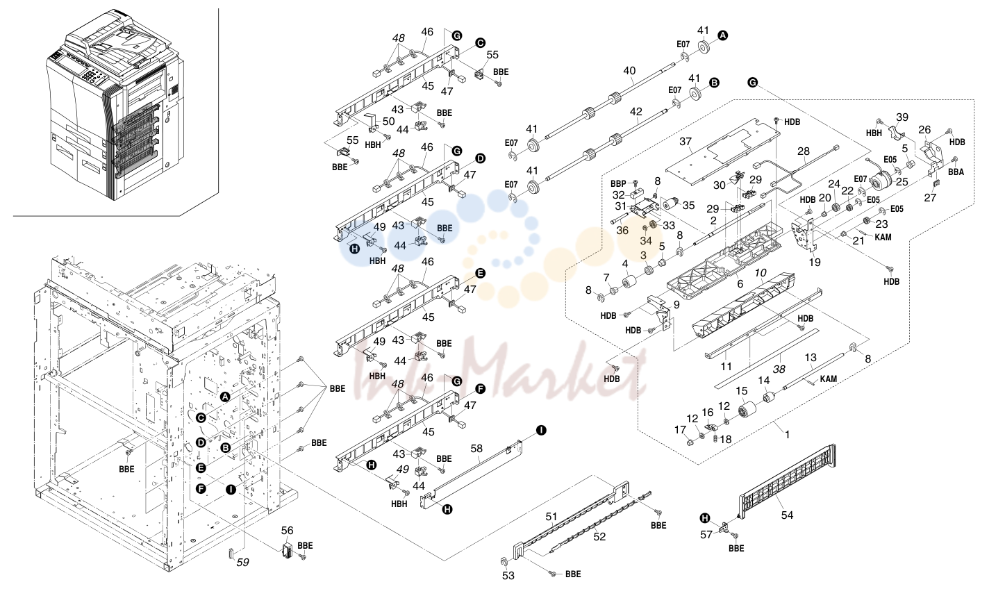 7. PRIMARY PAPER FEED SECTION