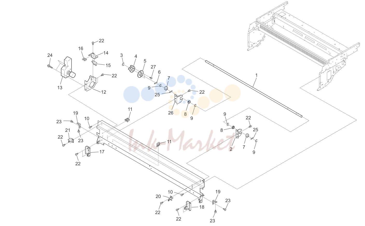 4. ENGINE FRAME PARTS ASSY 4 5JG