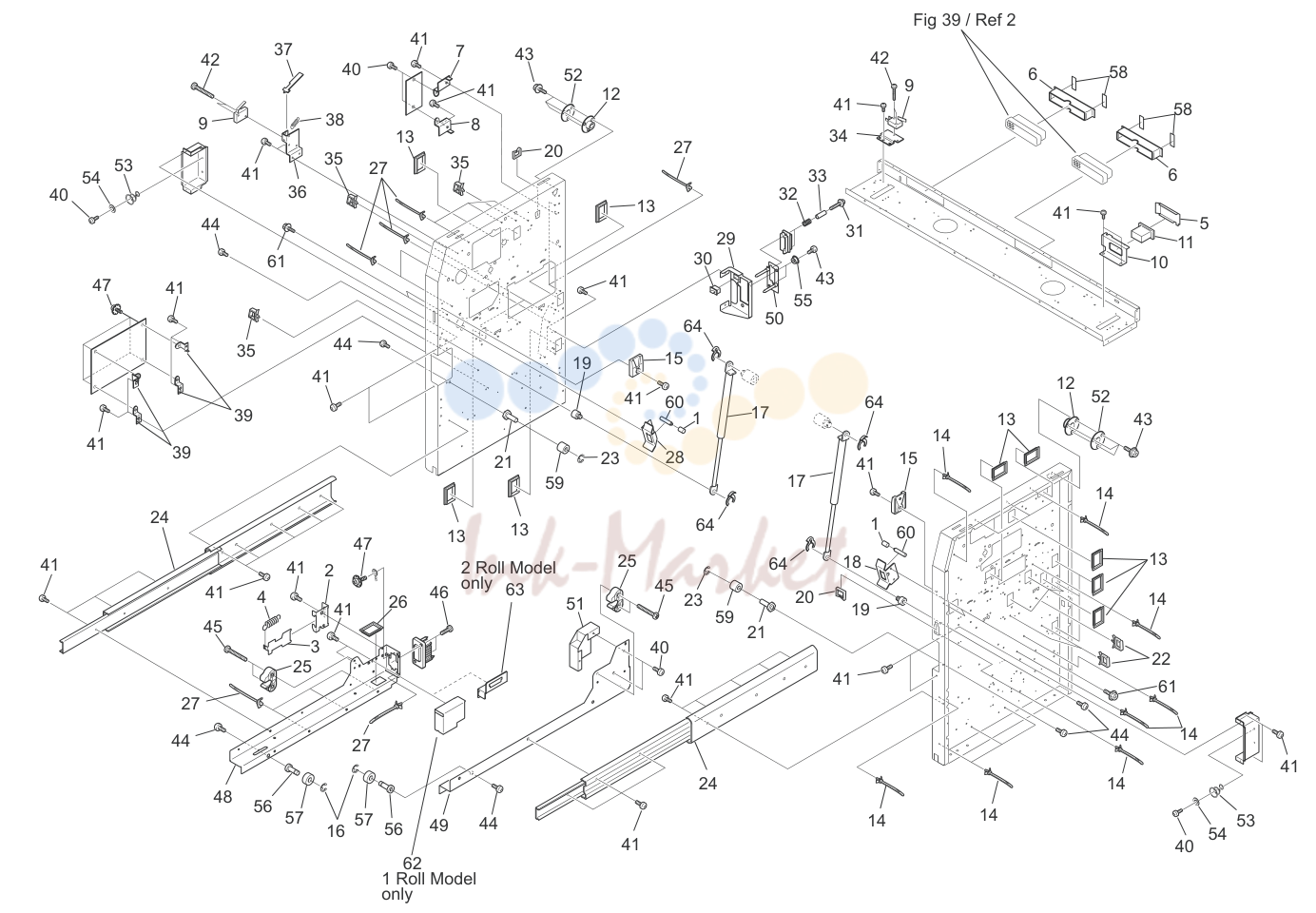 10. MAIN FRAME PARTS ASSY 5 5JG