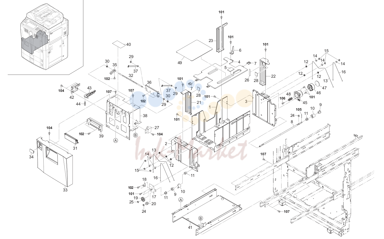 6. Paper Deck Unit II 2F2BF/B2/F2CF-C2-.30