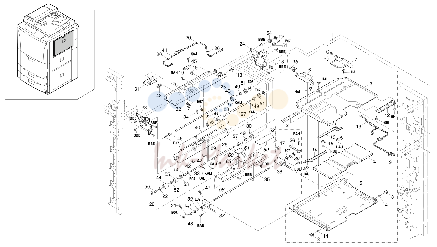7. PAPER FEED-IN SECTION I
