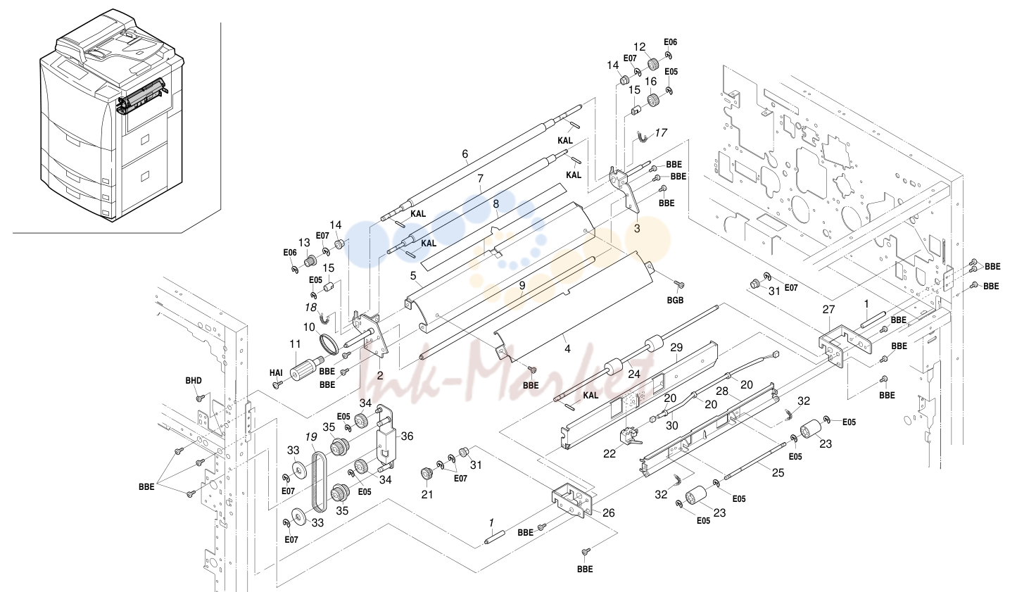 10. PAPER FEED-IN SECTION IV
