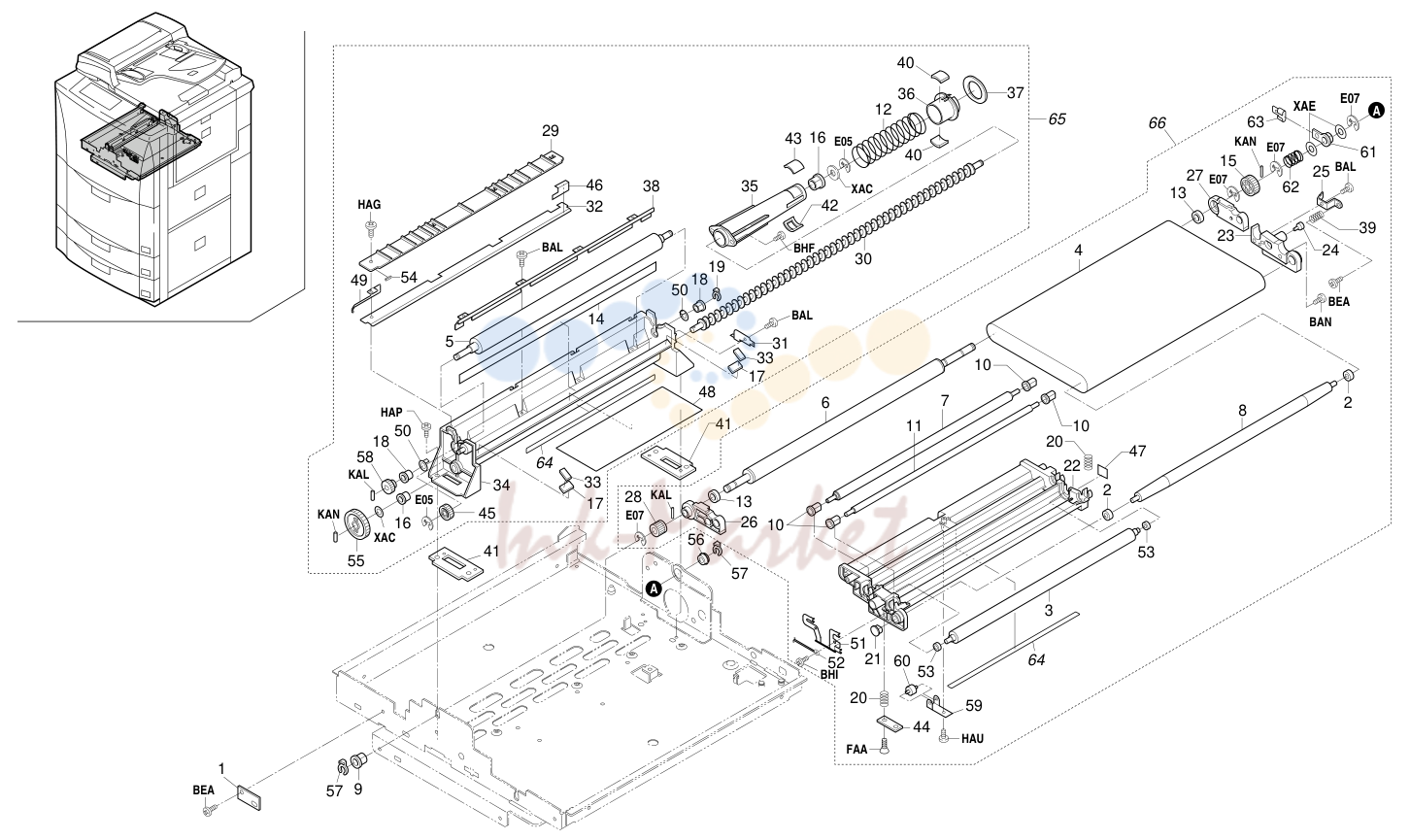11. PAPER CONVEYING SECTION I (6330)
