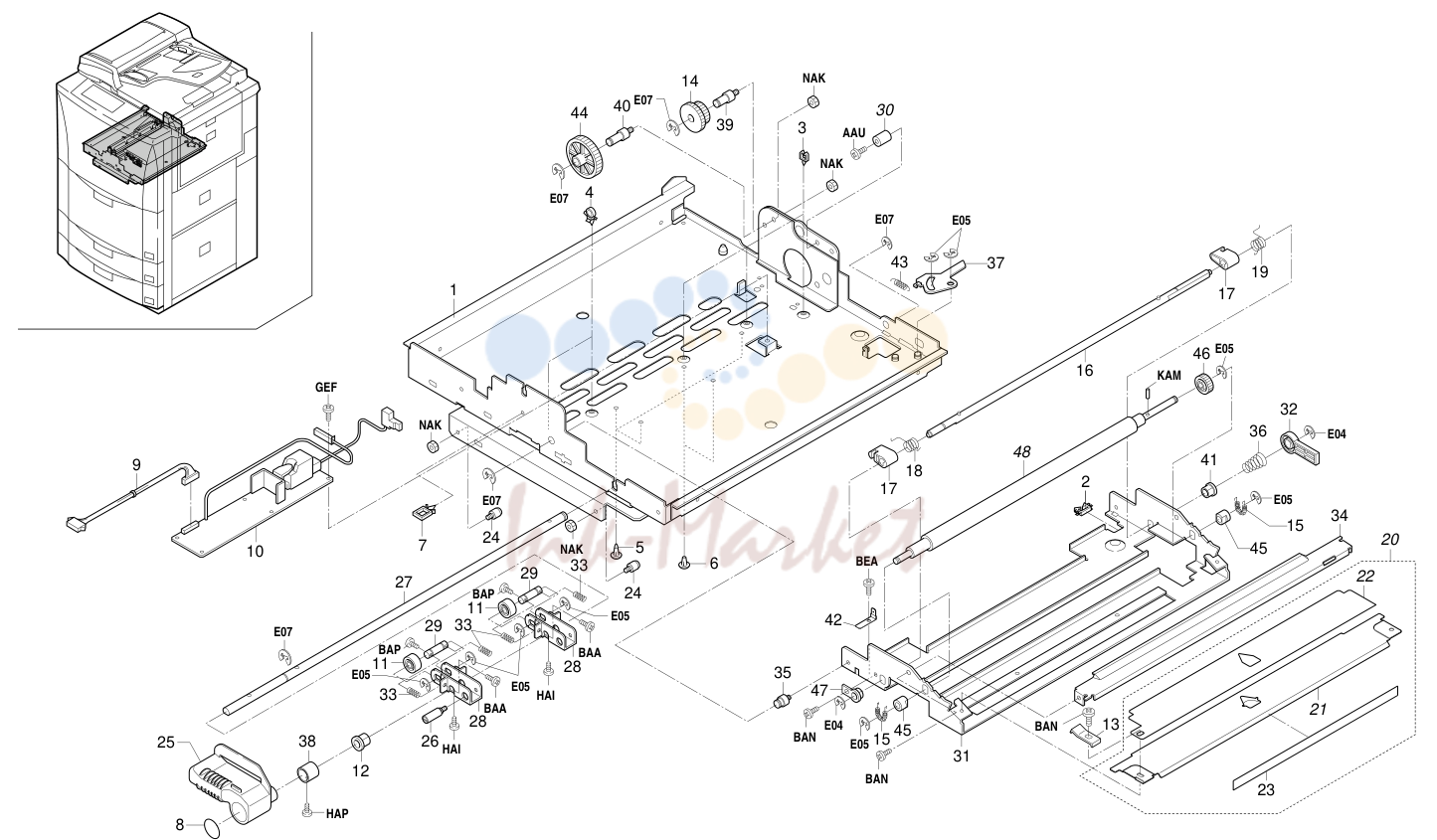 13. PAPER CONVEYING SECTION II