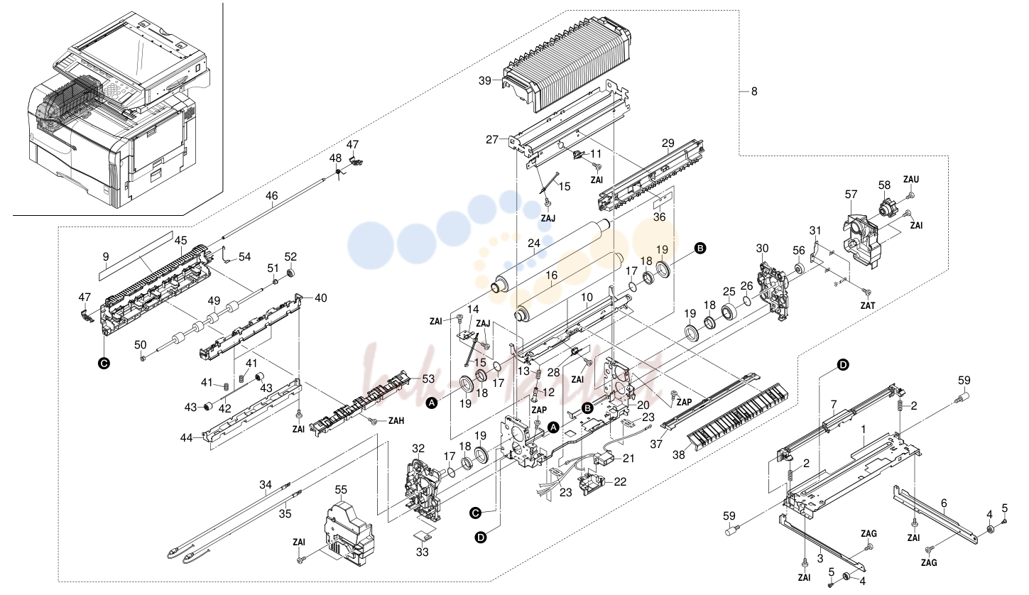11. FUSER UNIT 2BG-3.0
