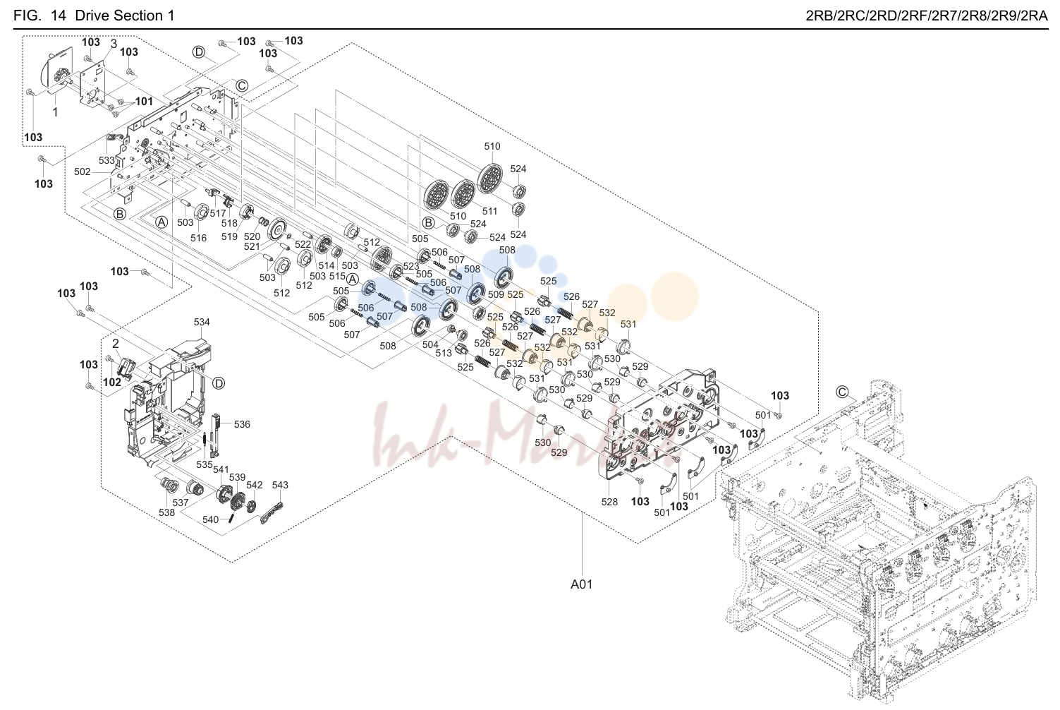 14. Drive Section 1