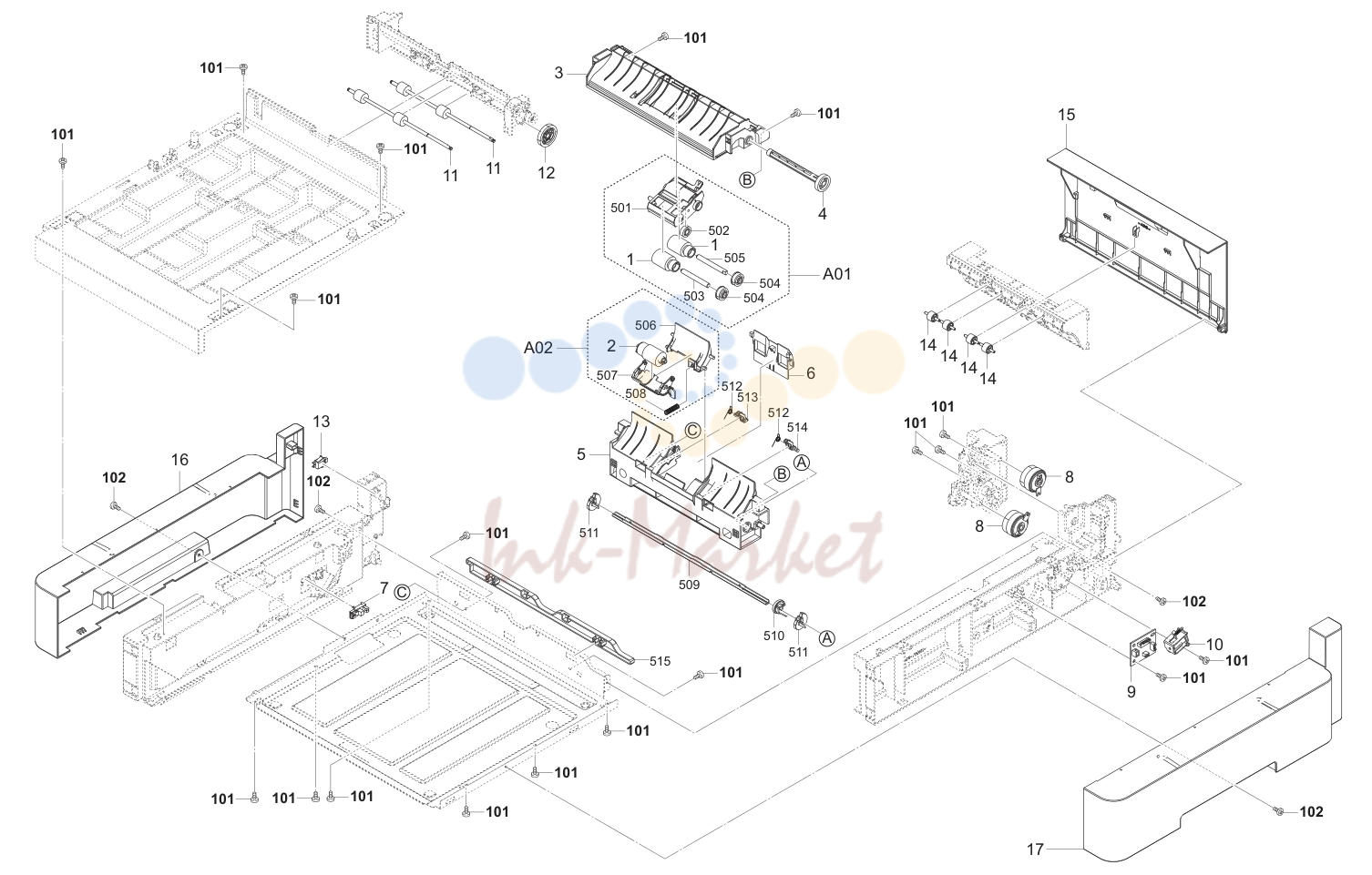 32. Paper Feed Section 3R6