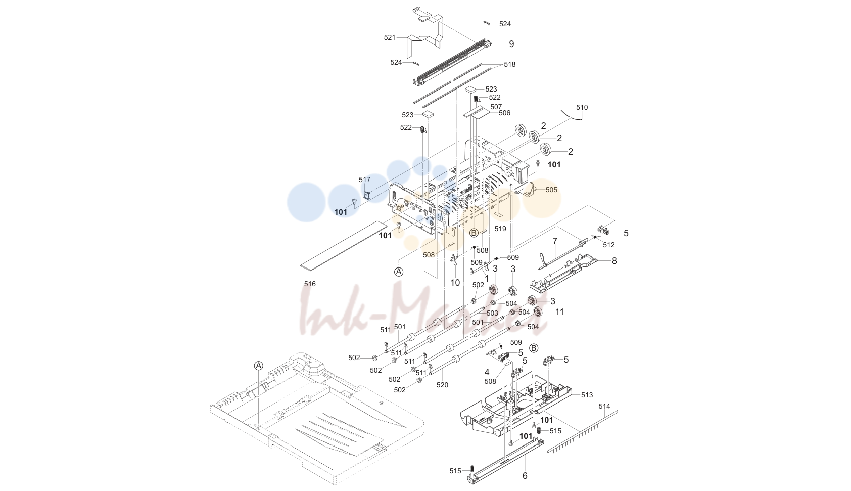 27. DP Conveying Section (40ppm(A4),42ppm(Letter)(A)/40ppm(A4)(BF)/