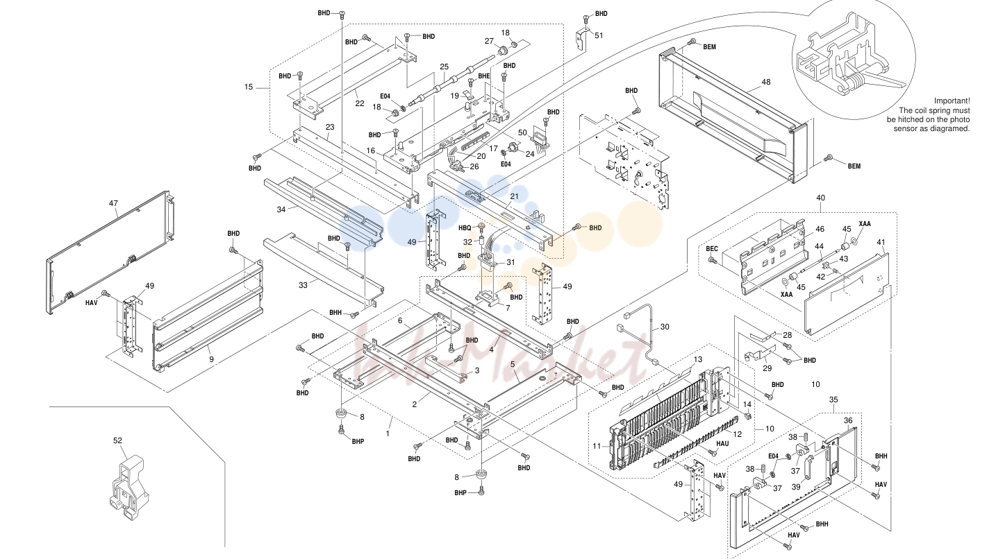 1. PAPER FEED SECTION I 3B7