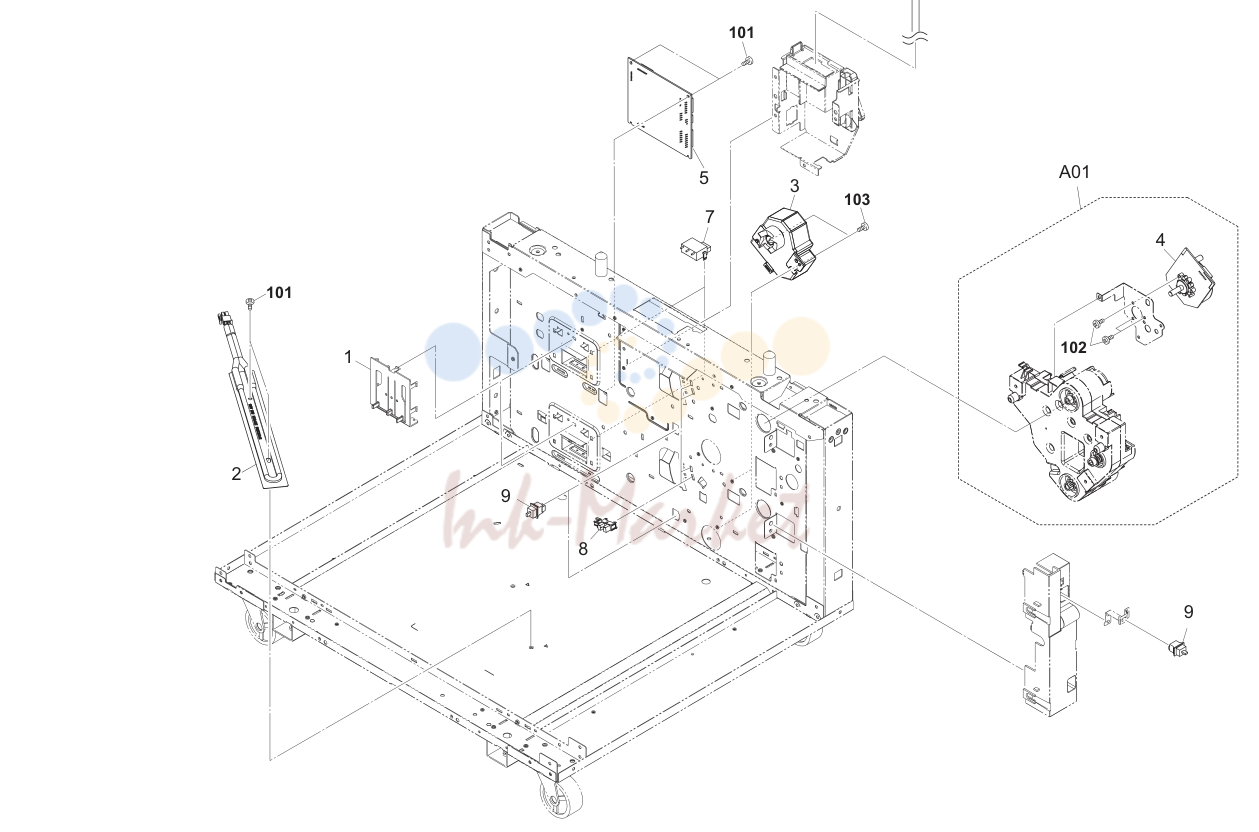 6. Paper Feed Section 1 3NN