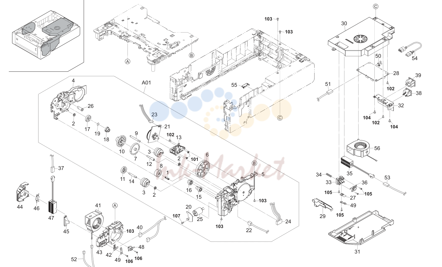 4. Drive Section (Multi purpose feeder)