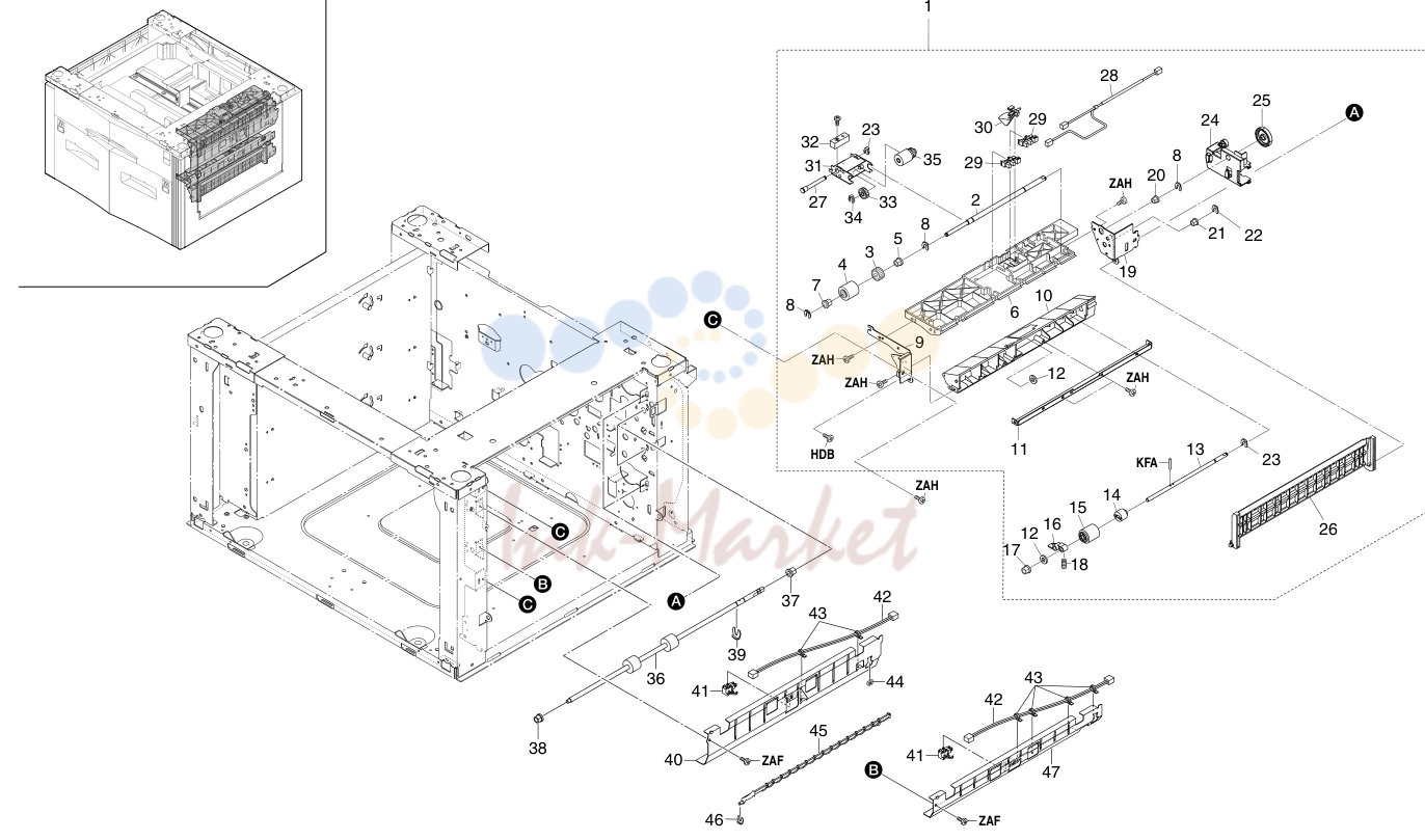 7. PRIMARRY FEED ASSEMBLY 3CZ