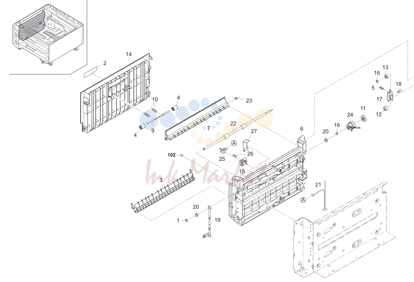 5. Paper Feed Section 1 3NH