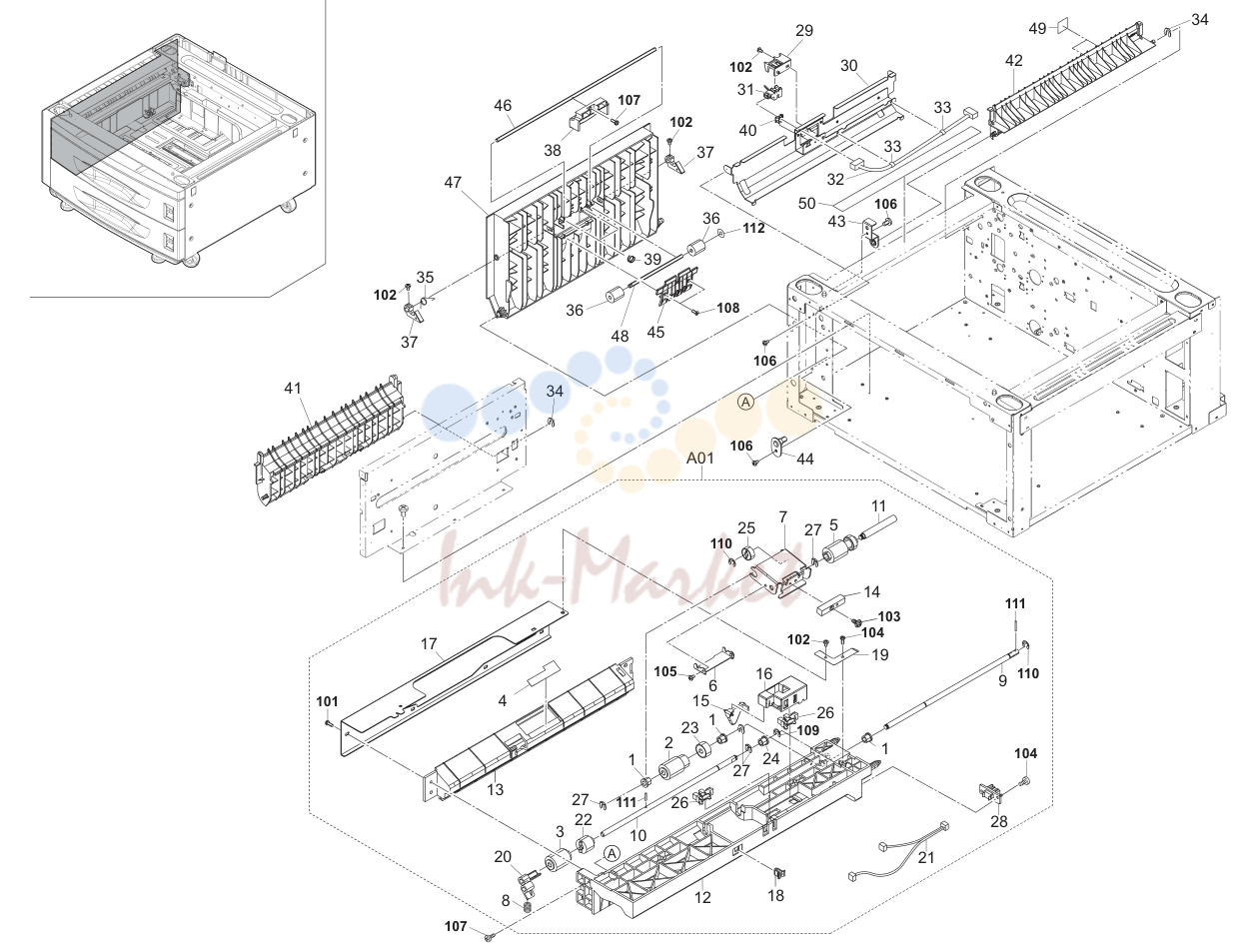 4. Paper Feed-in (PF-700) 3J4