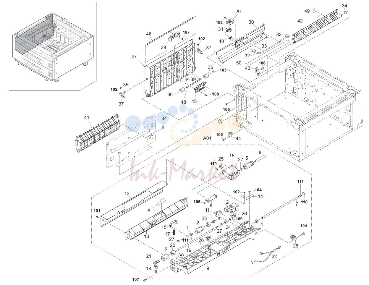 5. Paper Feed-in (PF-710) 3J4