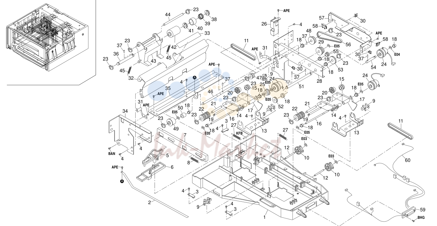 3. PAPER CONVEYING SECTION 5FF