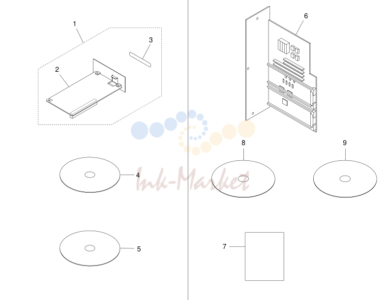 1. Scan System (C), Printing System (P), MB-7