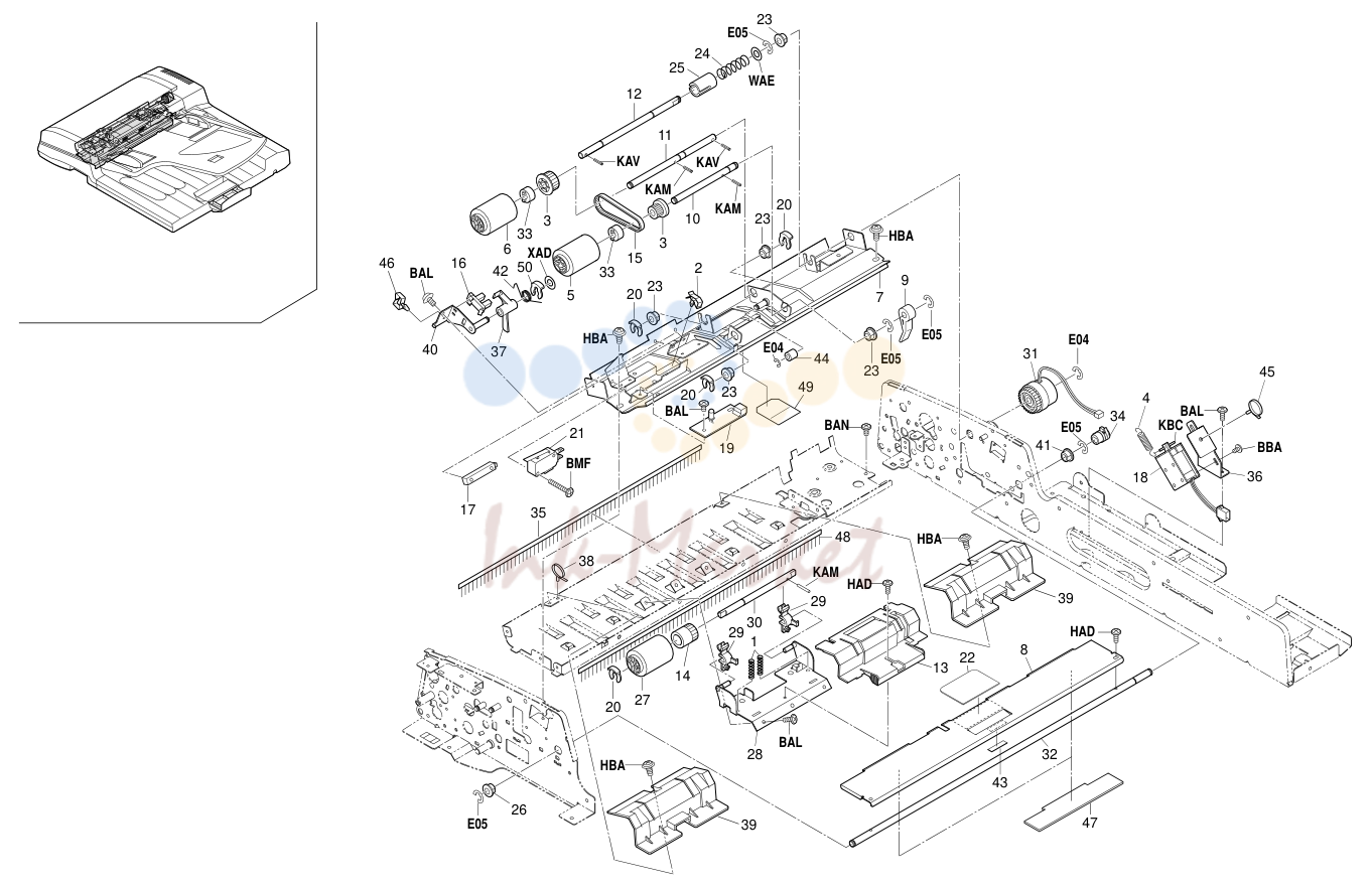 4. PAPER CONVEYING SECTION 3C0