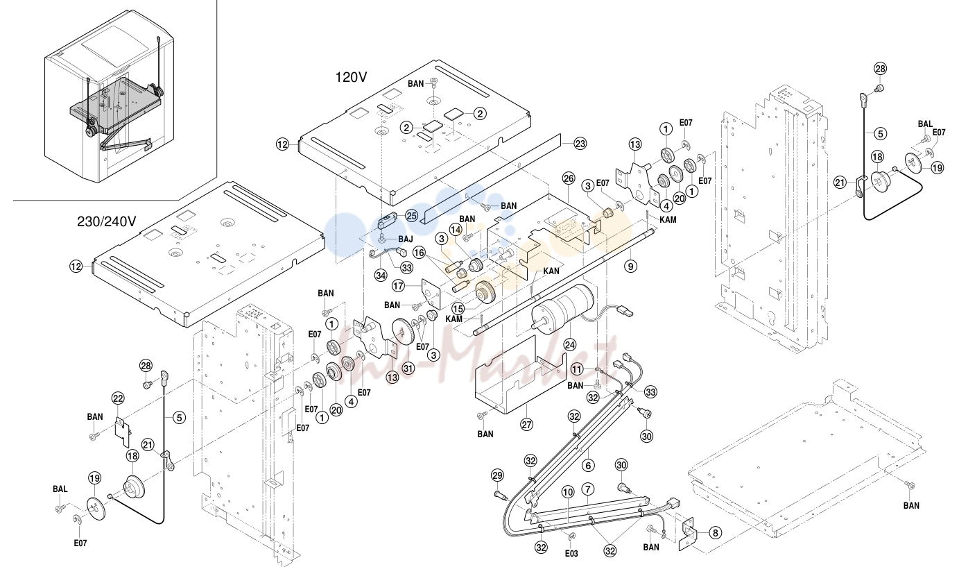 2. LIFT PLATE SECTION 3BF
