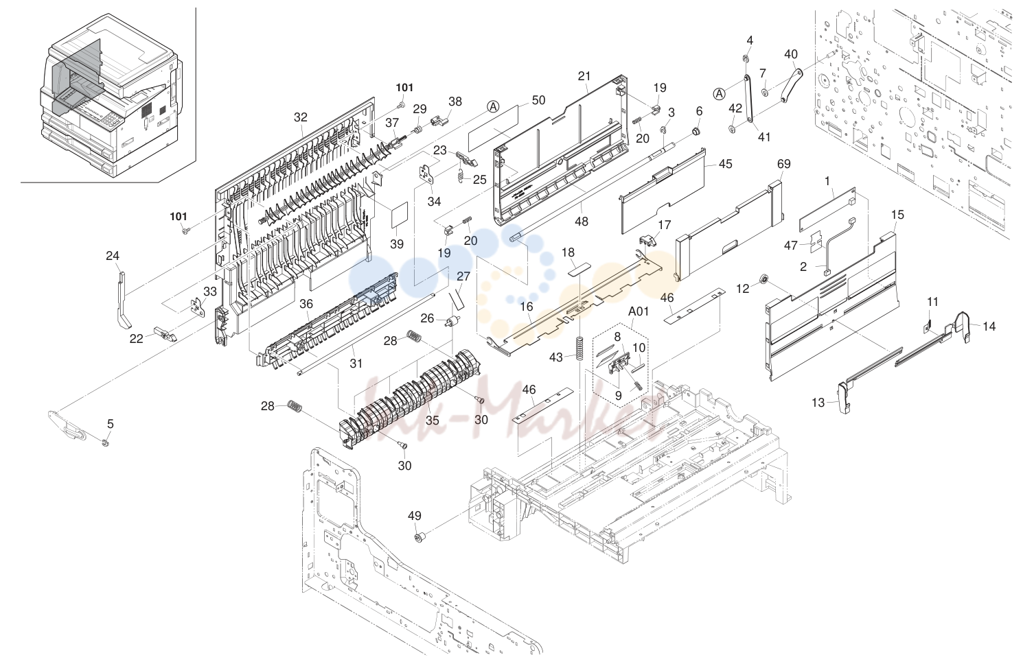 4. Paper Feed Section 1