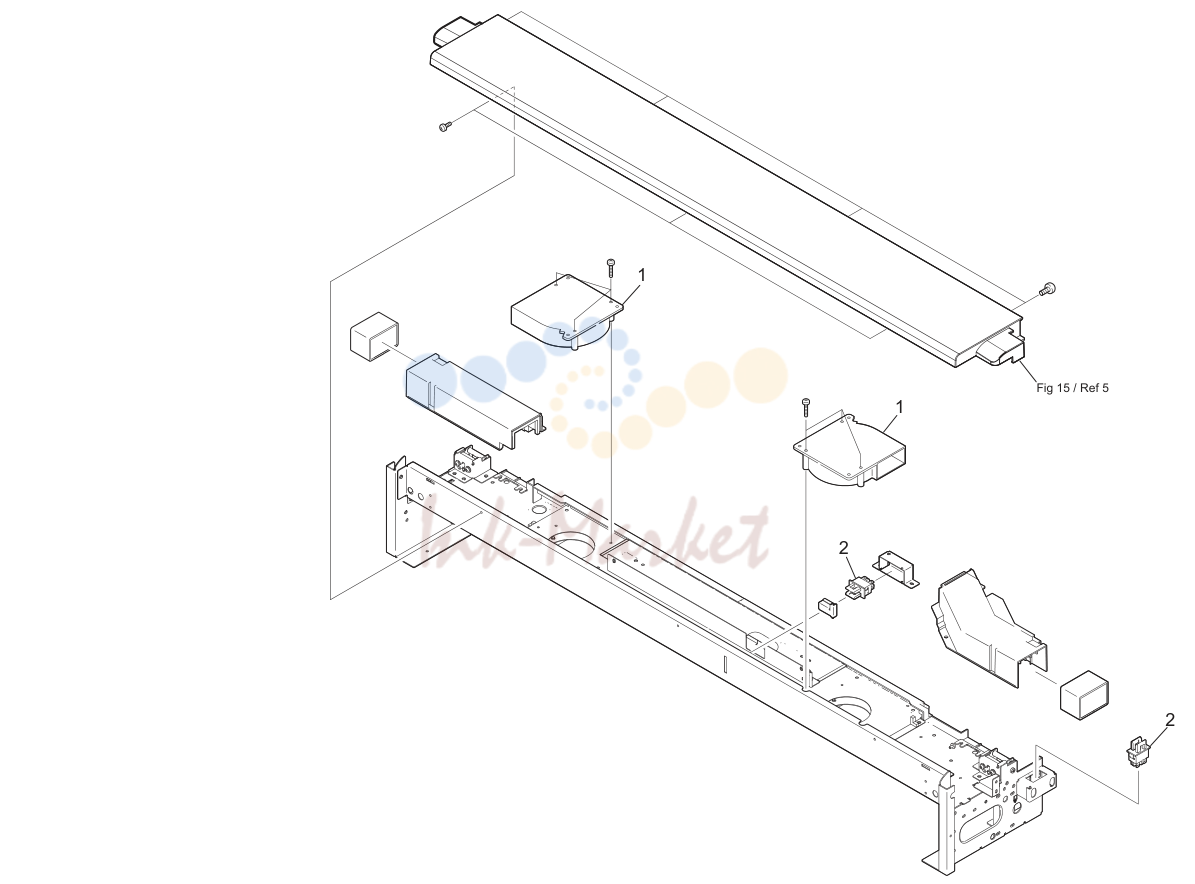 2. MAIN FRAME PARTS ASSY 1 5J0