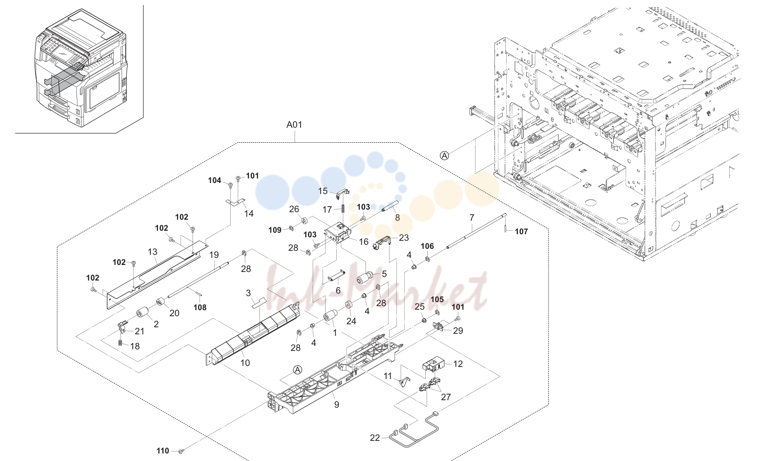 7. Paper Feed Section 1
