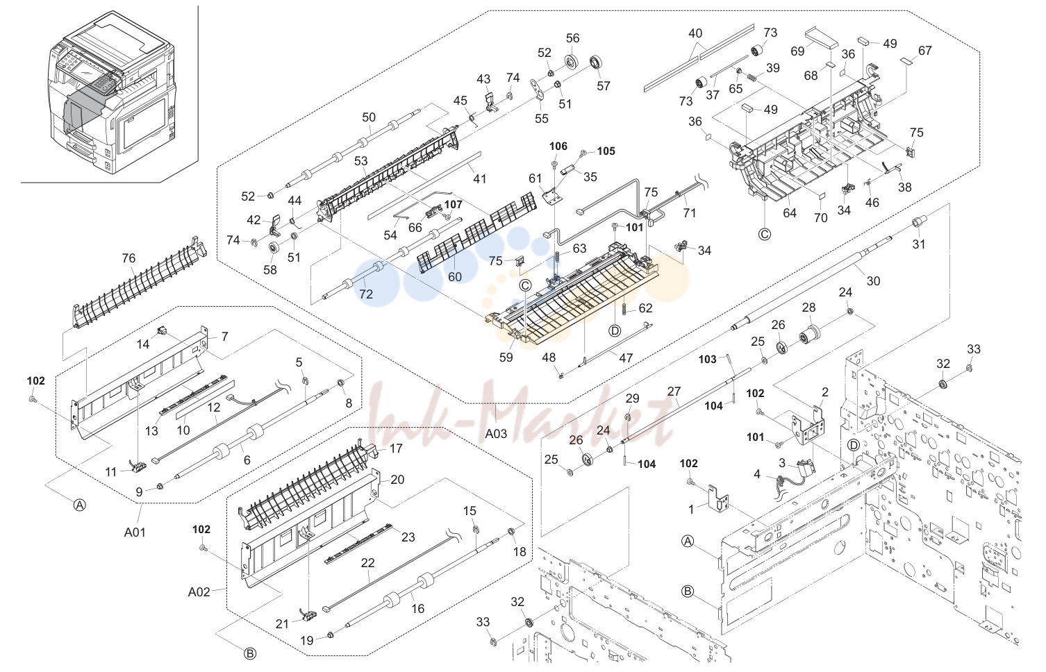 12. Paper Conveying Section 1 (25/25, 30/30 ppm)