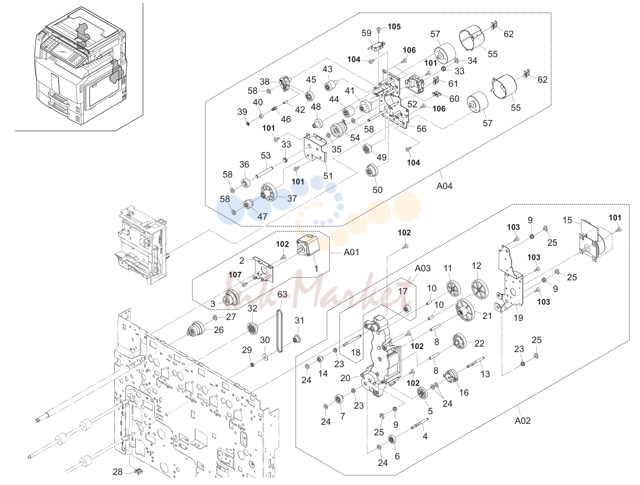 23. Drive Section 2 (25/25, 30/30 ppm)